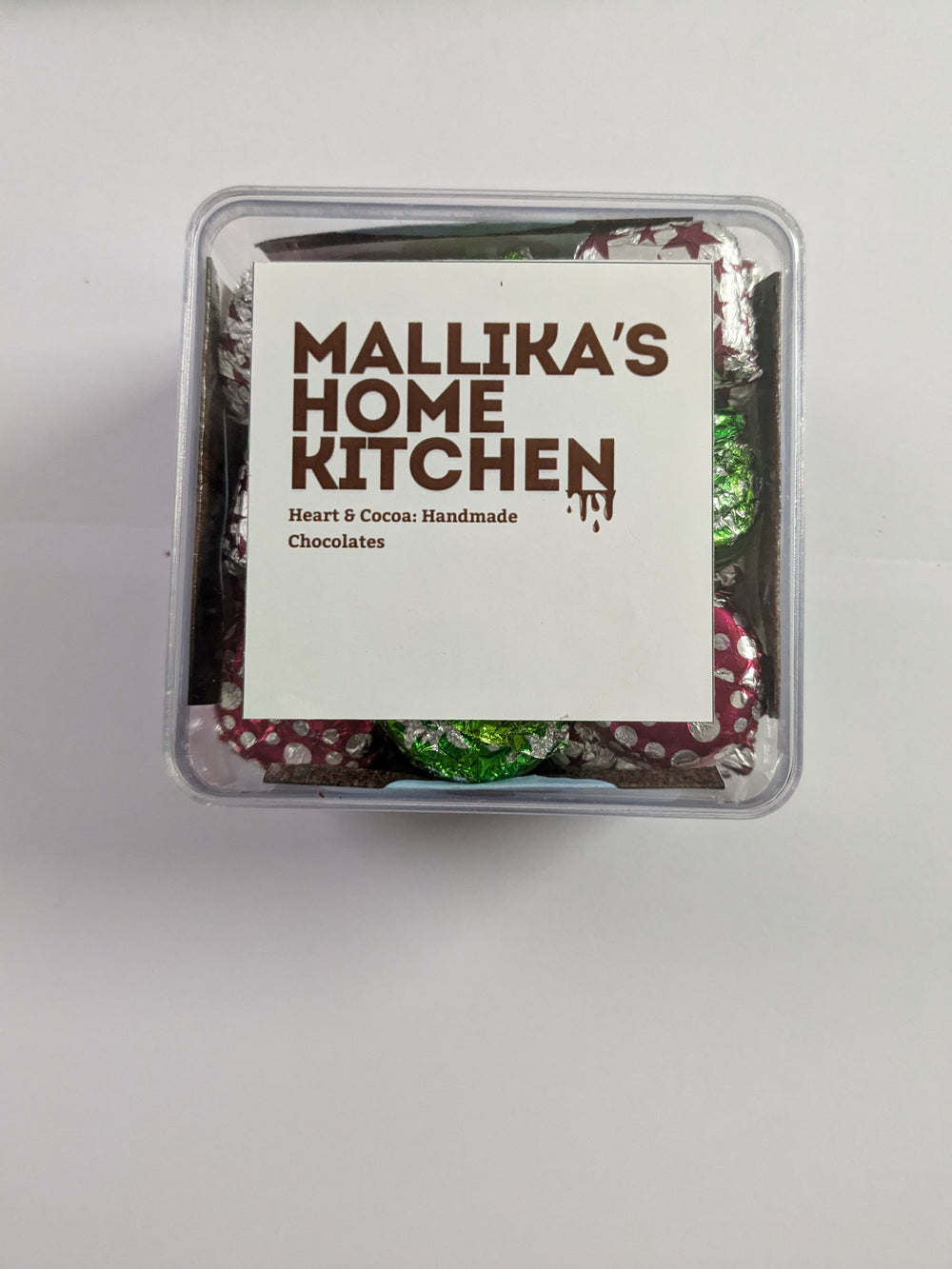 Mallika's Home Kitchen Handmade Chocolates,Roasted Almond, 100g