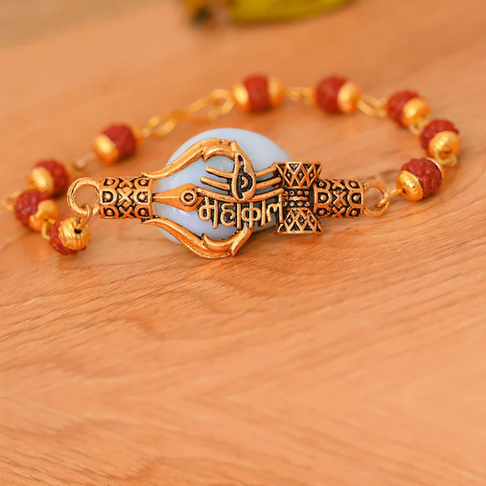 Amazon.com: Shiva Wrap Bracelet Handmade Themed Charm Bracelet Jewelry  Gift. Gold, Silver or Black Bead Option : Handmade Products