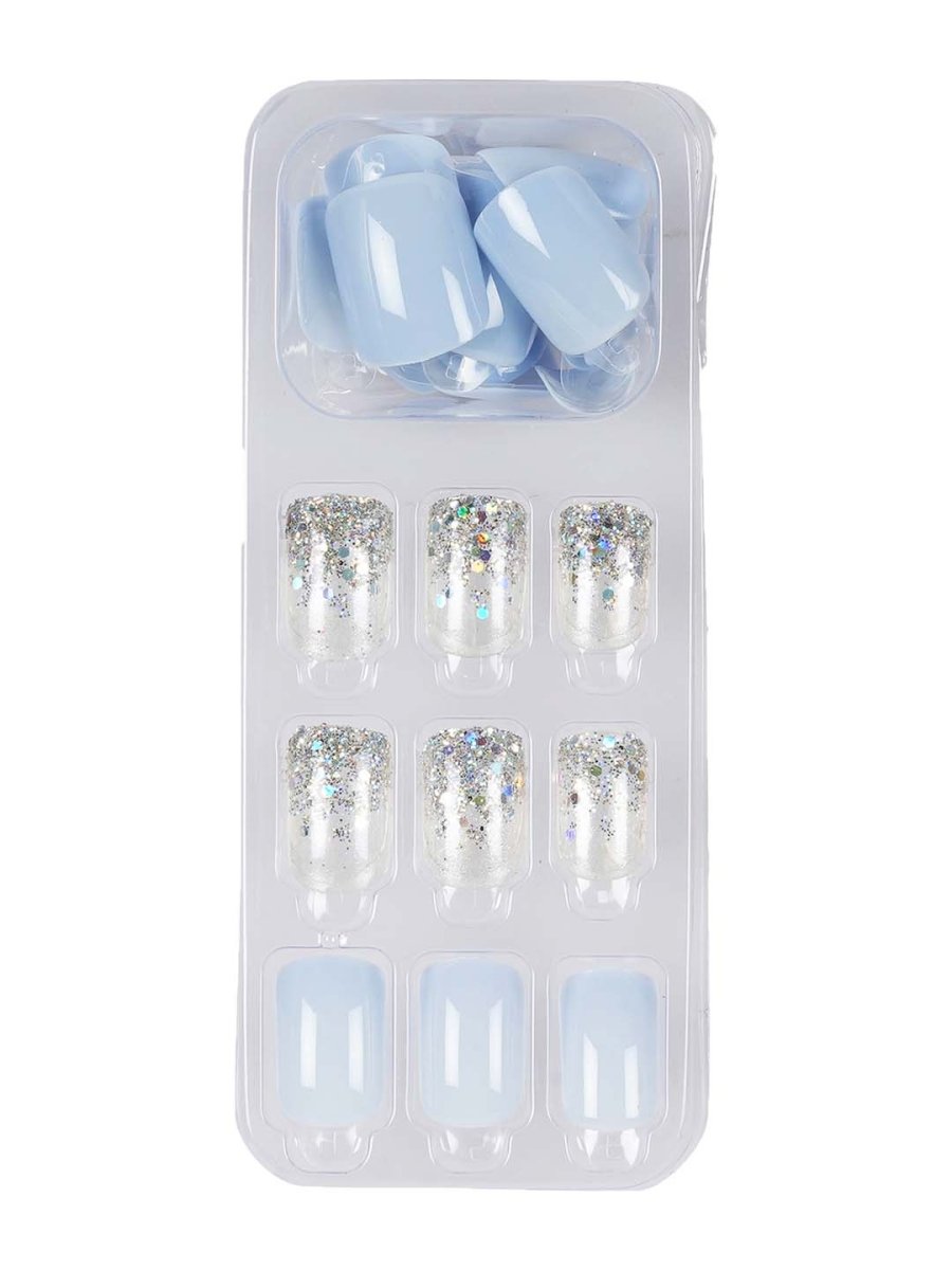 
                  
                    Baby Blue Reusable Acrylic Press on Nails With Application Kit - Kreate- Nails
                  
                