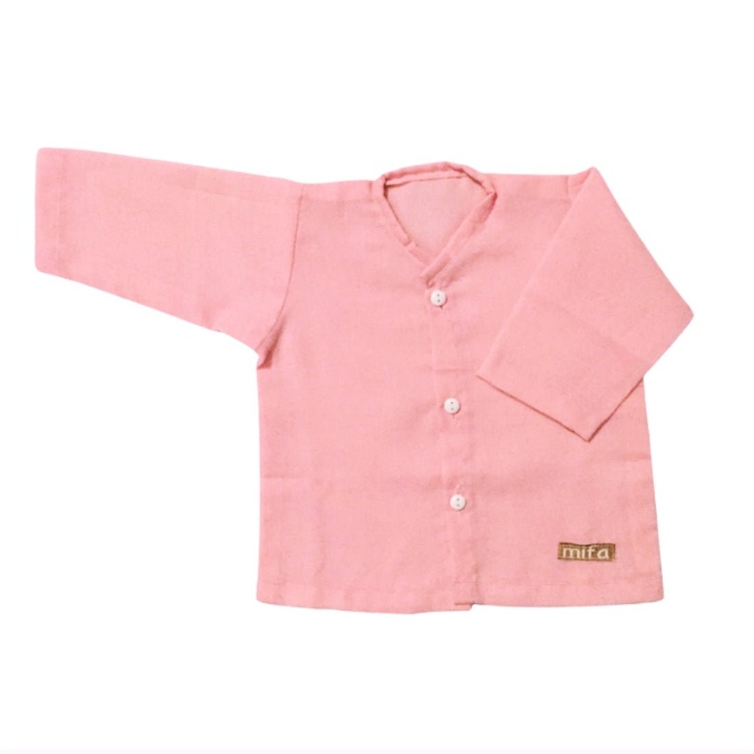 
                  
                    Baby Pink Cotton Sleep Suit - Kreate- Nightwear
                  
                