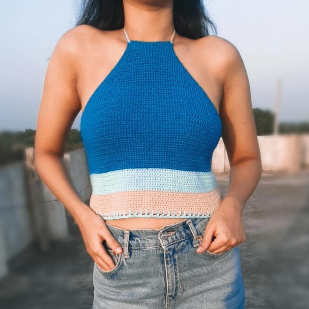 Backless Crop Top - Kreate- Tops & T-shirts