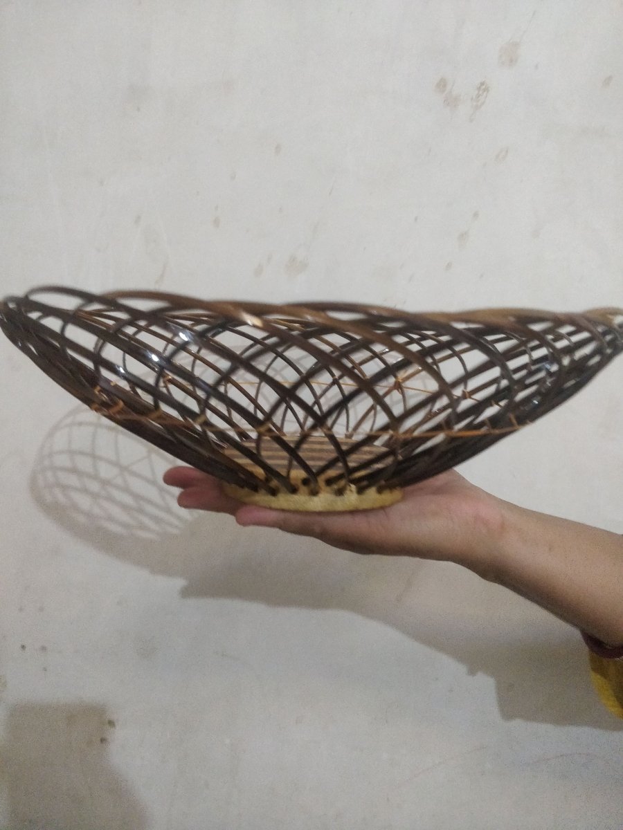 
                  
                    Bamboo Fruit Basket (Pack of 2) - Kreate- Baskets
                  
                