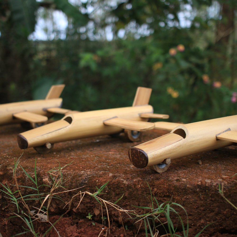 
                  
                    Bamboo Jet Plane - Kreate- Toys & Games
                  
                