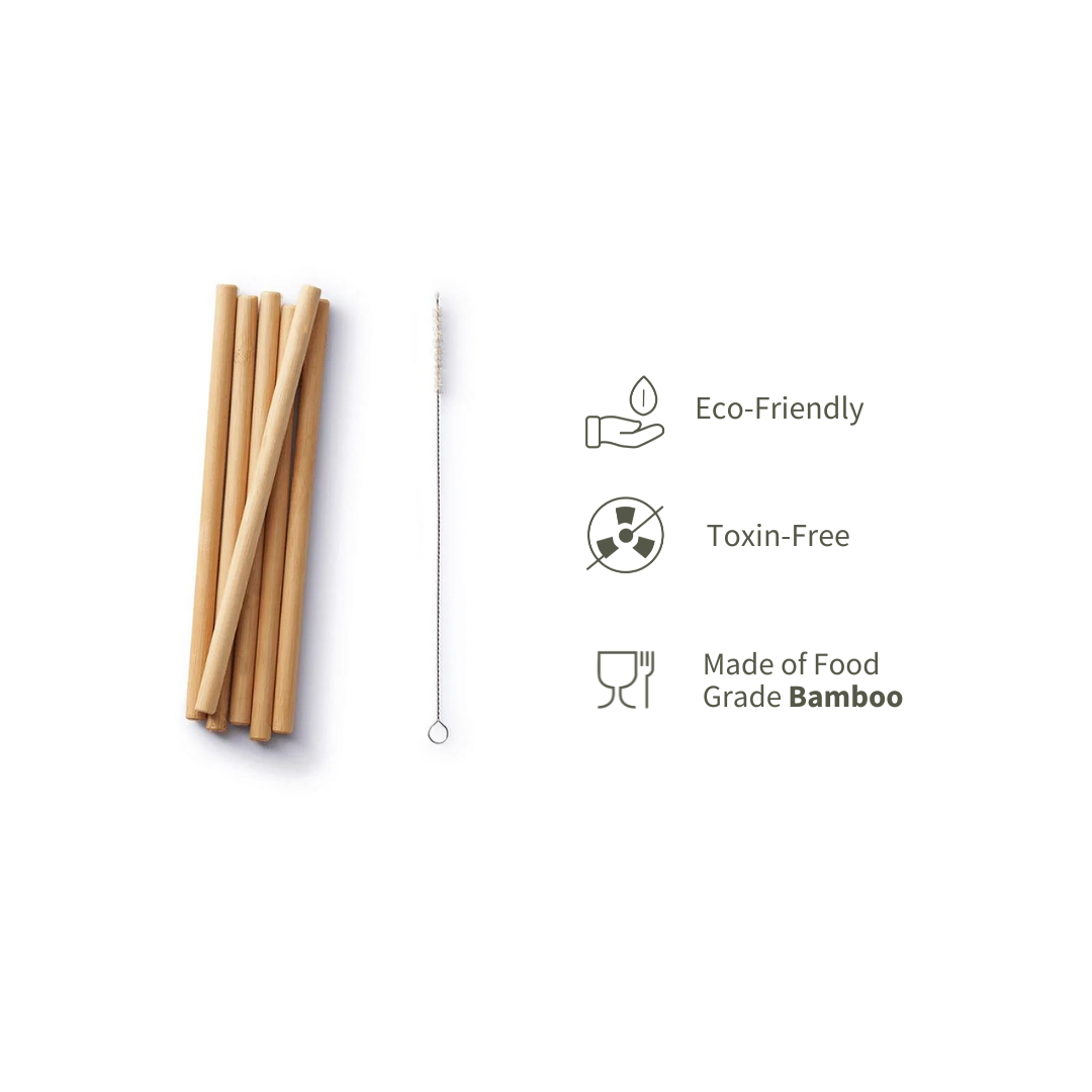 
                  
                    Ecotyl Bamboo Straw + Straw Cleaning Brush  (6 Pc)
                  
                