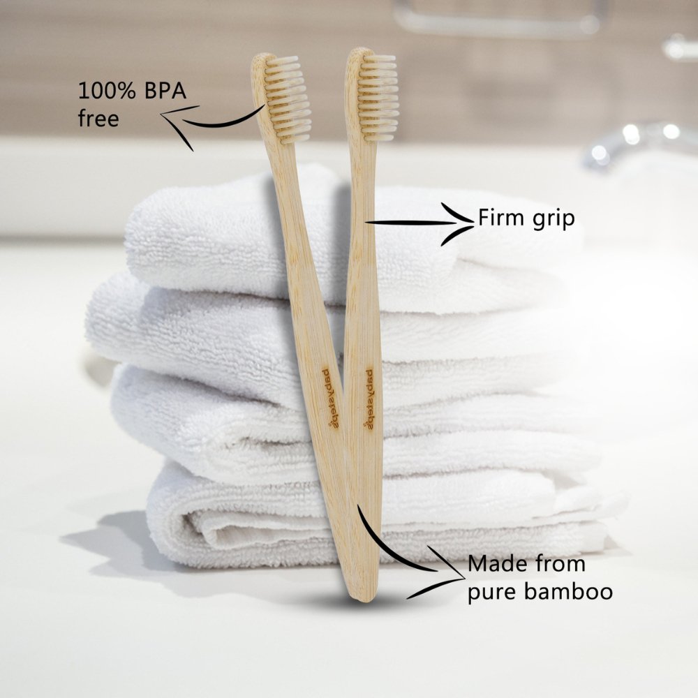 
                  
                    Bamboo Toothbrush (Pack of 4) - Kreate- Dental Care
                  
                