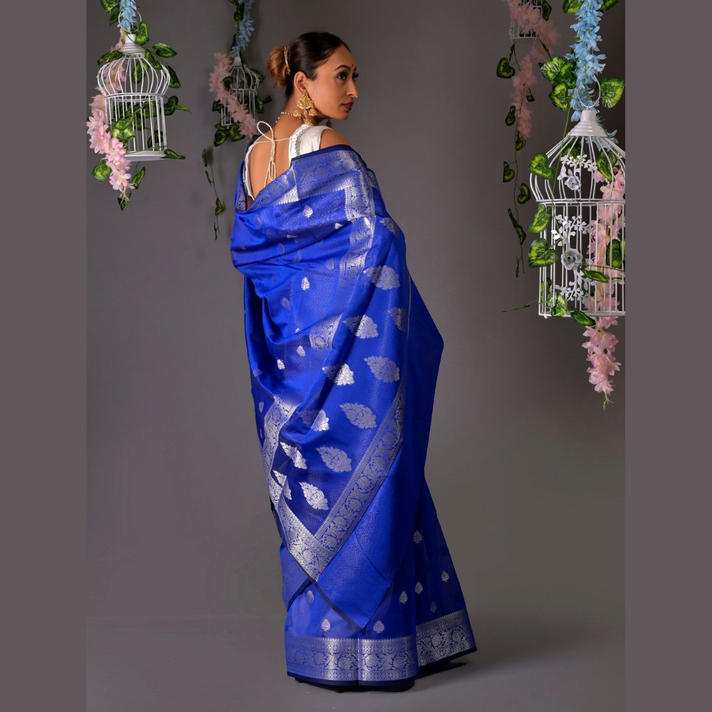 
                  
                    Banarasi Soft Silk Saree - Kreate- Sarees & Blouses
                  
                