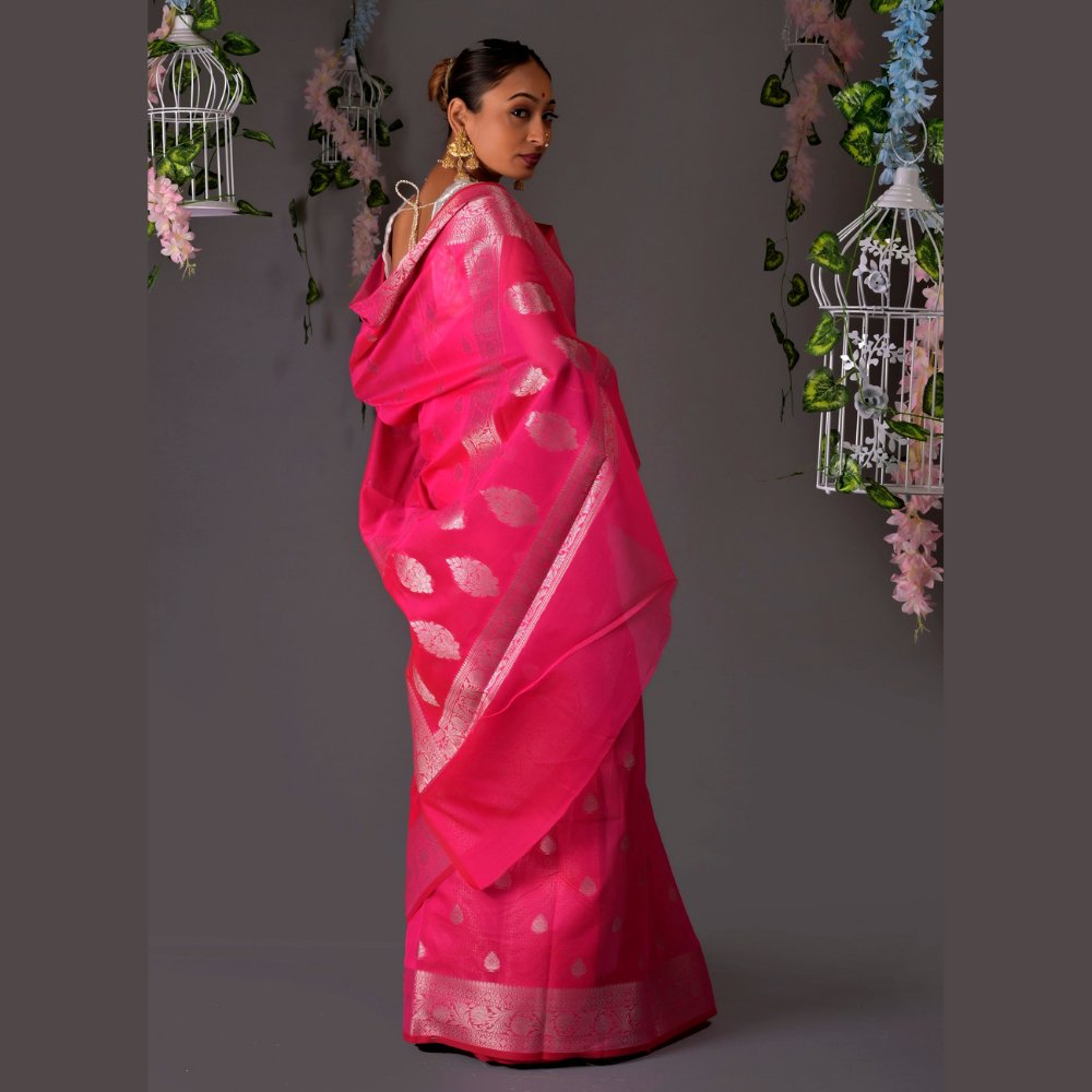 
                  
                    Banarasi Soft Silk Saree - Kreate- Sarees & Blouses
                  
                