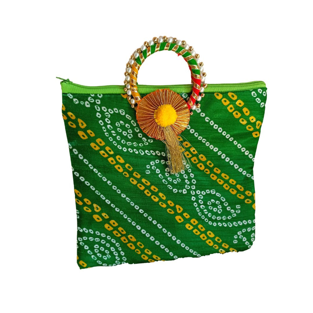 Bandhani Handbag - Kreate- Tote Bags