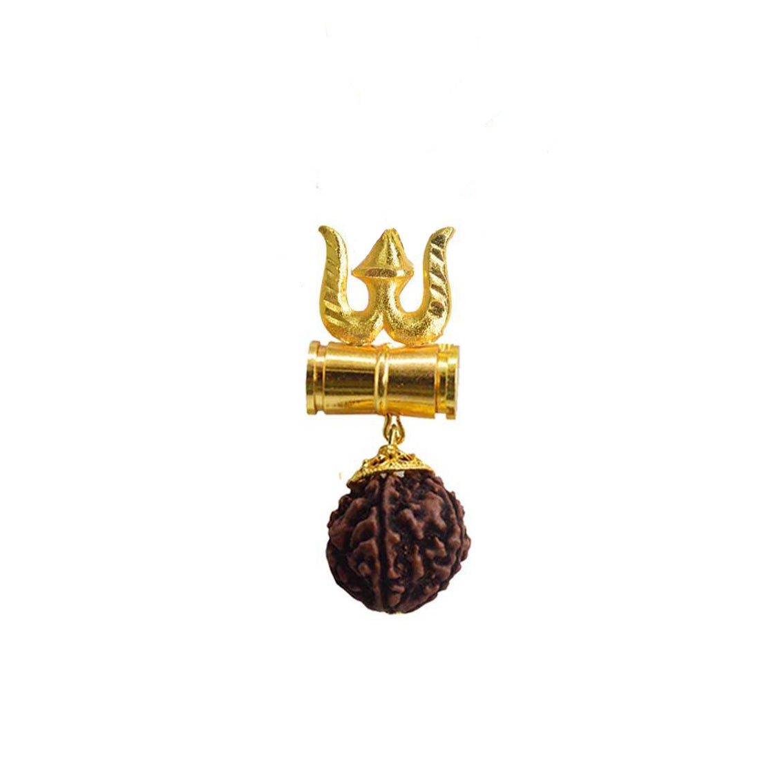 
                  
                    Bandish Rudraksha Mala with Shiva Trishul - Damru Pendant - Kreate- Neckpieces
                  
                