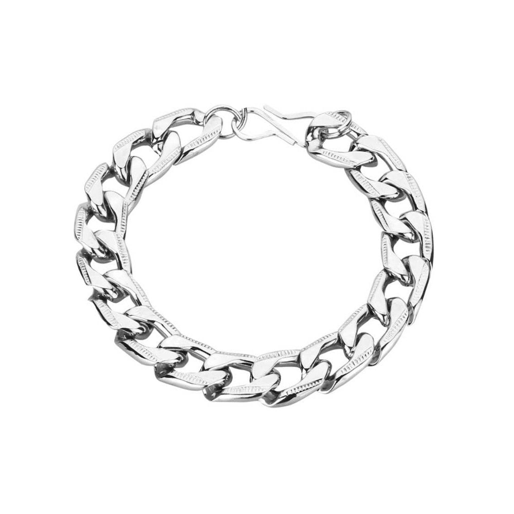 Bandish Shiny Silver Bracelet for Men - Kreate- Bangles & Bracelets