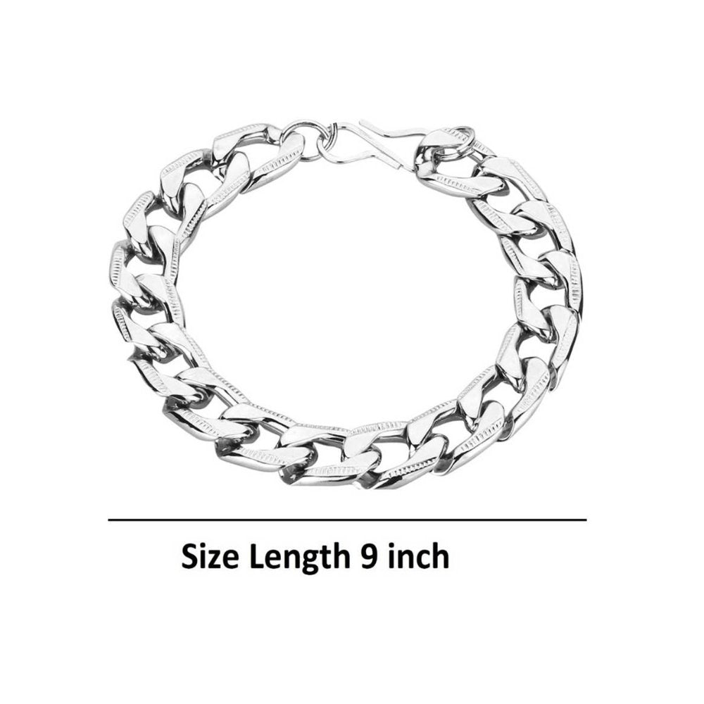 
                  
                    Bandish Shiny Silver Bracelet for Men - Kreate- Bangles & Bracelets
                  
                