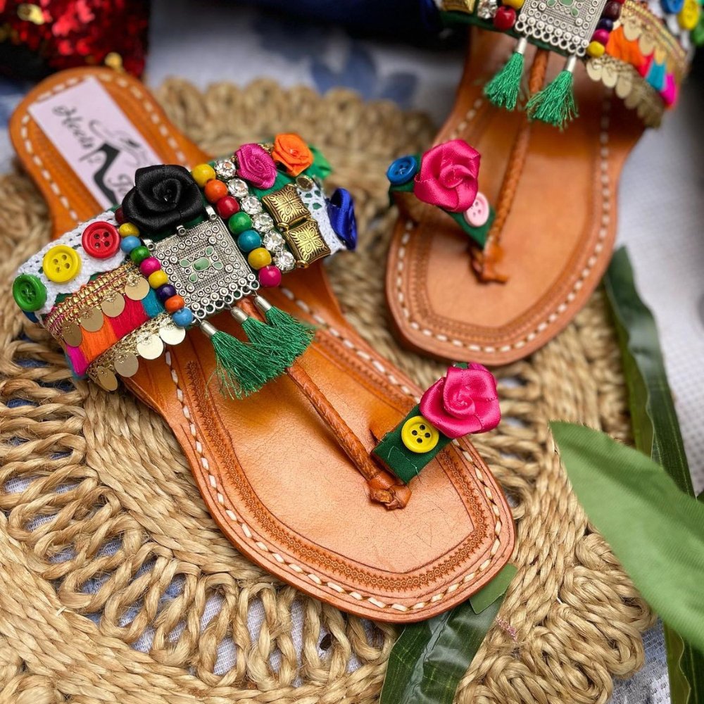
                  
                    Banjara Kolhapuri Sandals - Kreate- Women's Footwear
                  
                