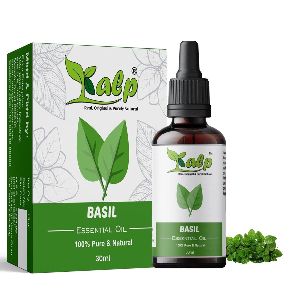 Basil Oil - Kreate- Face & Body Oils