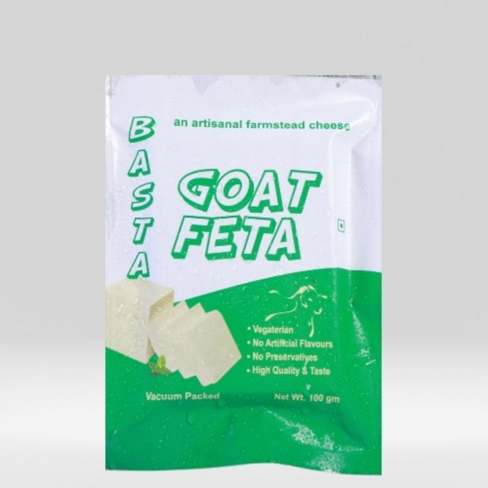 Basta-Goat Feta Cheese (100g) - Kreate- Dairy