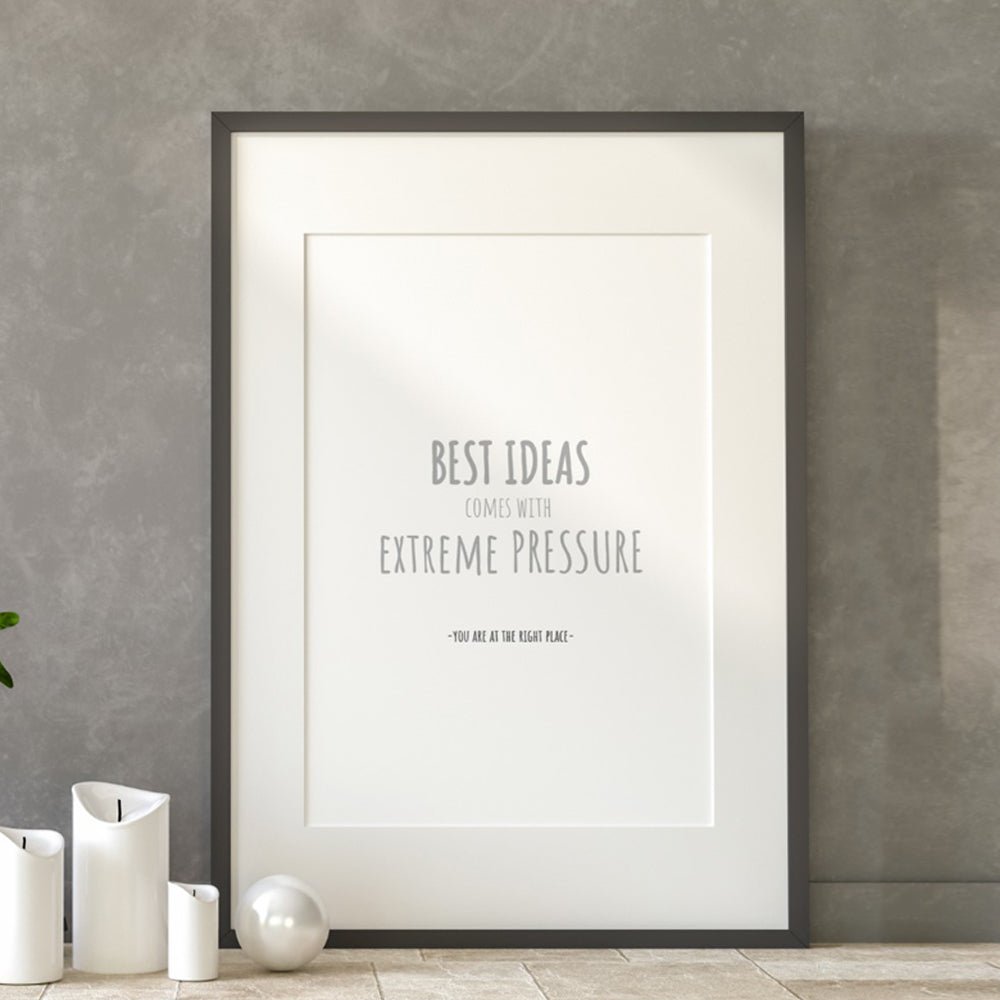 Bathroom Quotes (With Extreme Pressure) - Kreate- Wall Decor