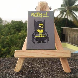 Batman Mini Canvas Painting - Kreate- Paintings