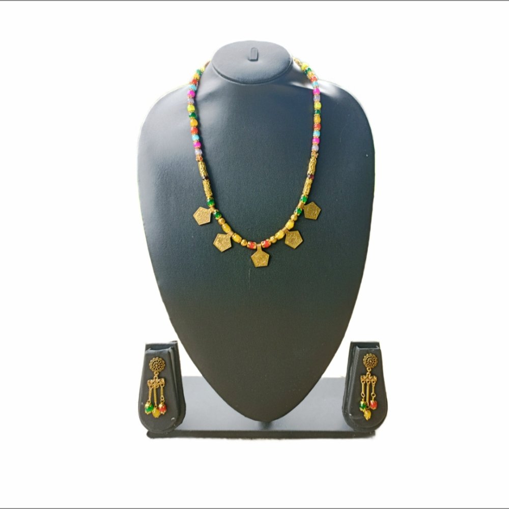 Beads Necklace Set - Kreate- Jewellery Sets