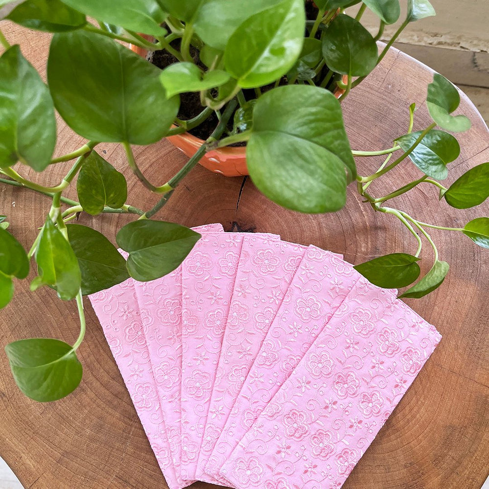 Beautiful Pink Money Envelop Set Of 6 - Kreate- Cards & Envelopes