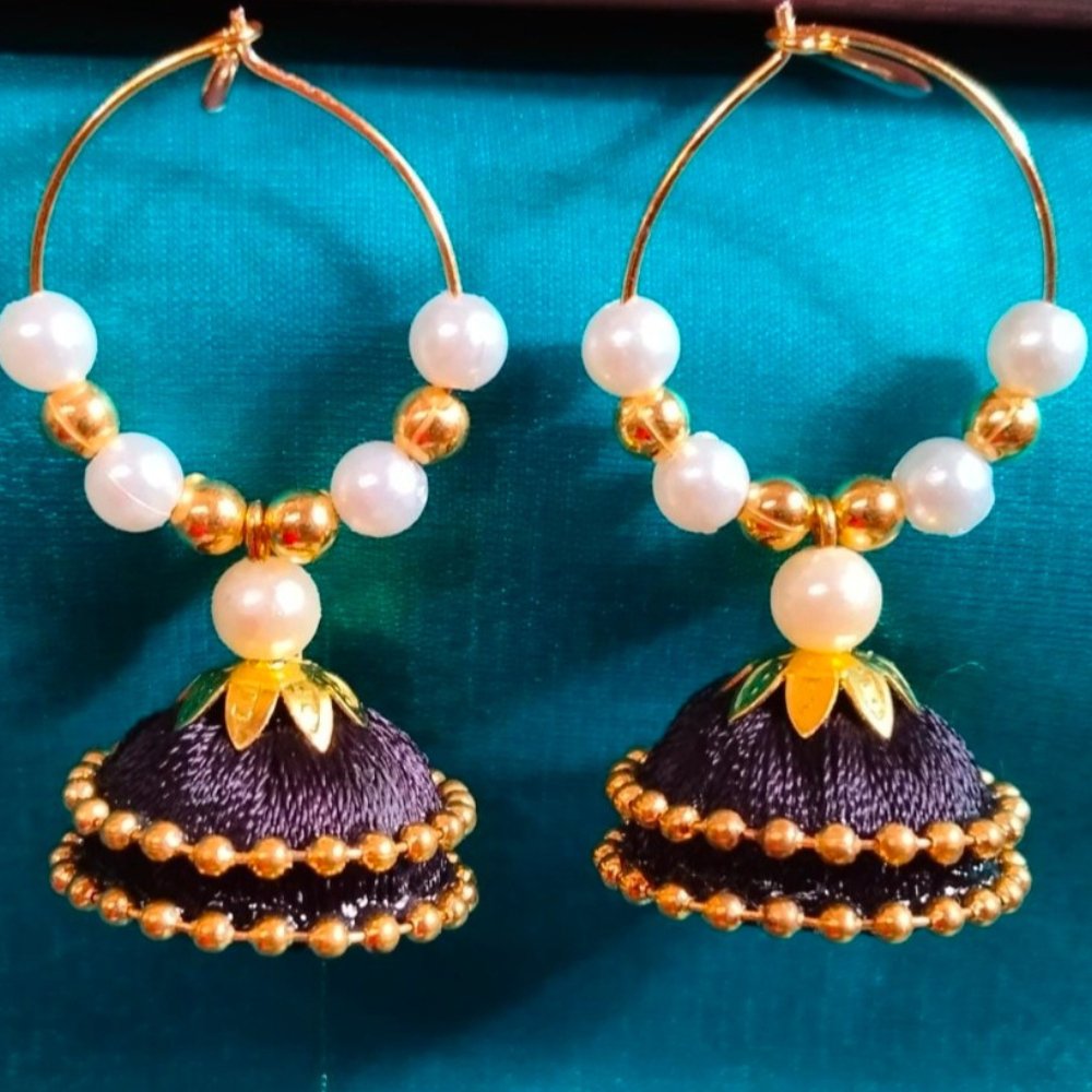 
                  
                    Beautiful Silk Thread Earrings - Kreate- Earrings
                  
                
