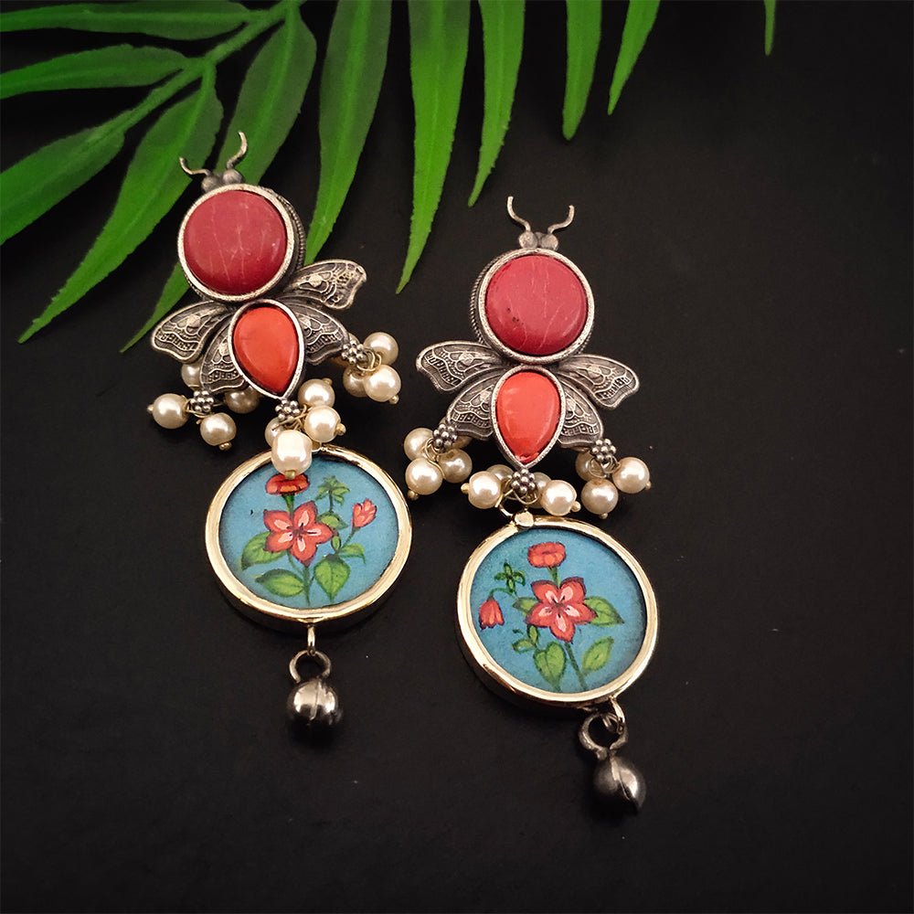 Bee Chitrakari - Kreate- Earrings