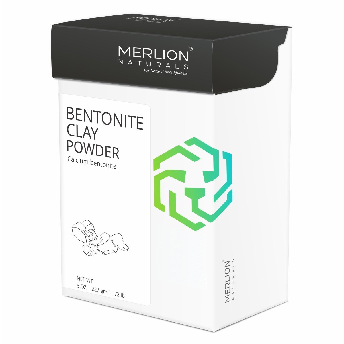 Bentonite Clay Powder (227g) - Kreate- Packs & Masks