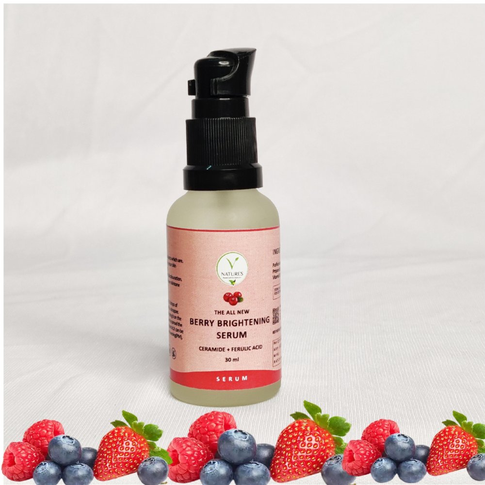 Berry Brightening Serum (30ml) - Kreate- Toners & Serums