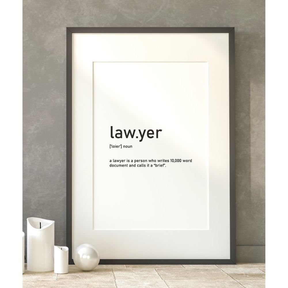 Better call Saul- Lawyer professional Quotes - Kreate- Wall Decor