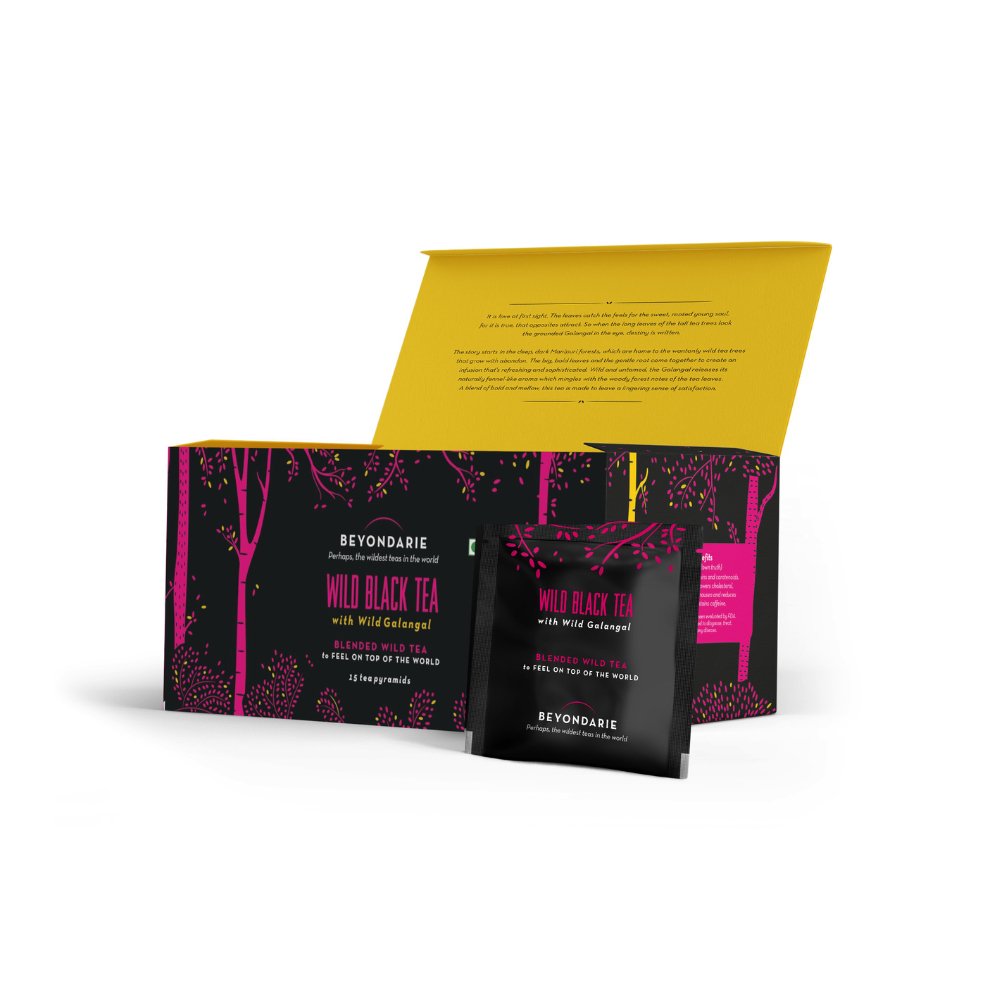 
                  
                    Beyondarie - Wild Black Tea with Wild Galangal (15 Tea Pyramids) - Kreate- Tea
                  
                