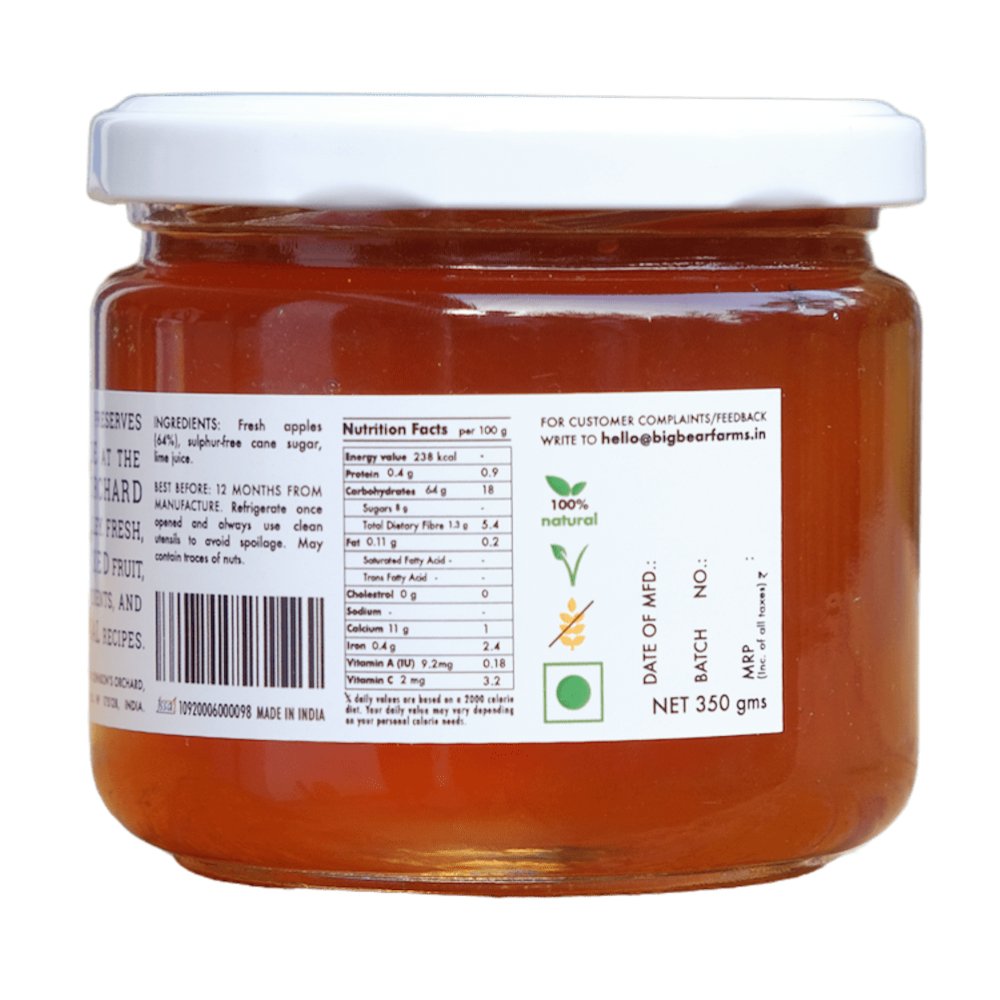 
                  
                    Big Bear Apple Jelly (350g) - Kreate- Spreads
                  
                