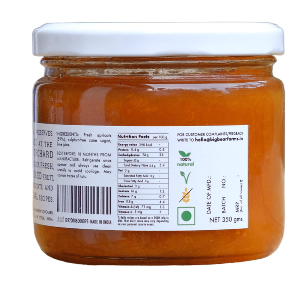 
                  
                    Big Bear Apricot Jam (350g) - Kreate- Spreads
                  
                