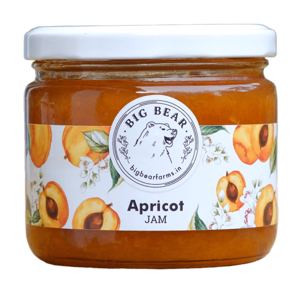 Big Bear Apricot Jam (350g) - Kreate- Spreads