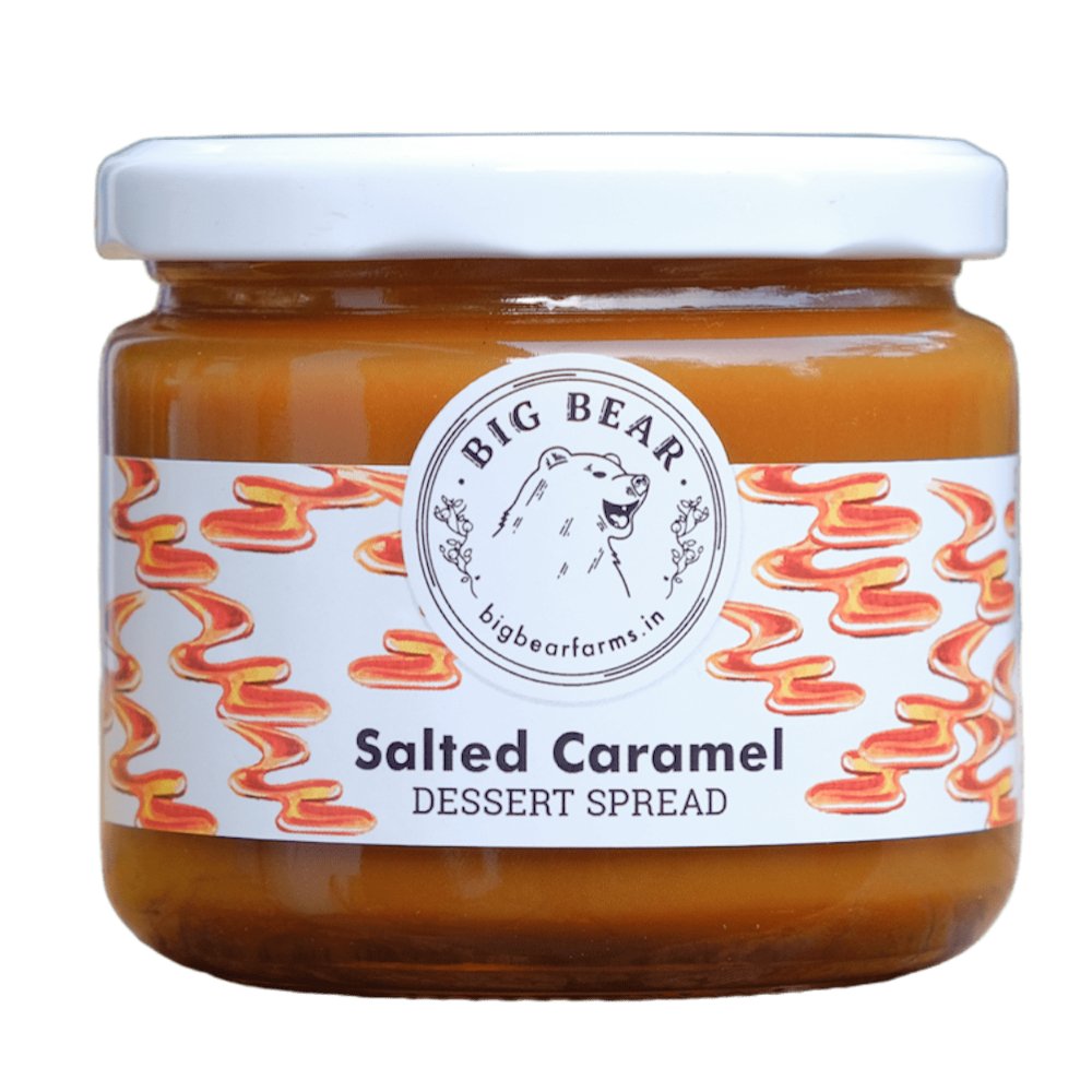 Big Bear Salted Caramel (350g) - Kreate- Spreads