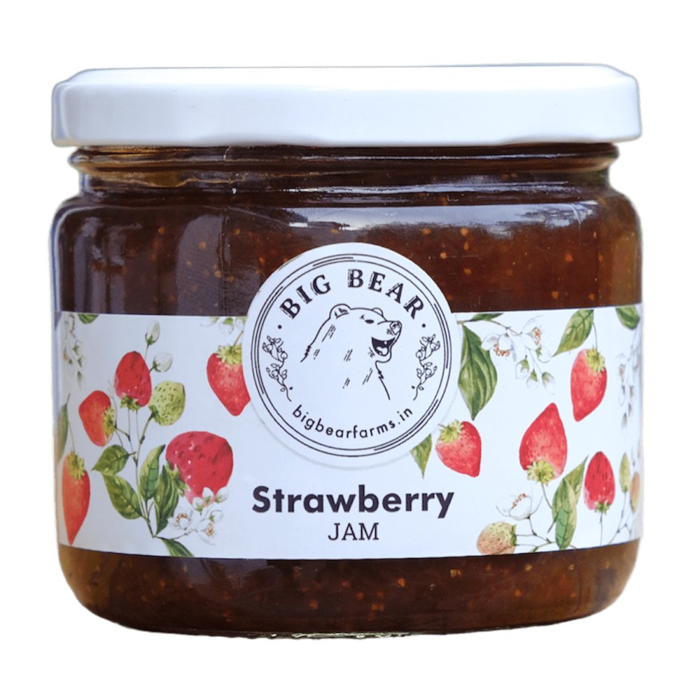 Big Bear Strawberry Jam (350g) - Kreate- Spreads