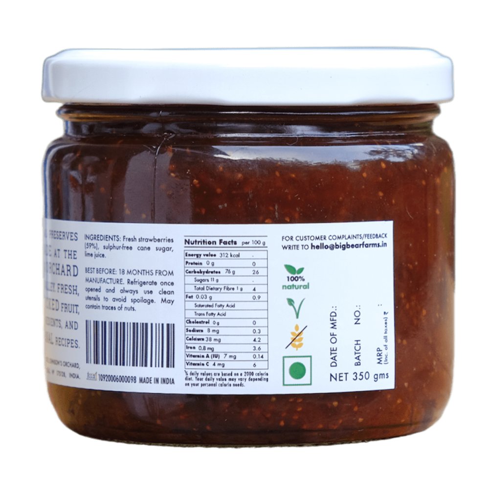 
                  
                    Big Bear Strawberry Jam (350g) - Kreate- Spreads
                  
                