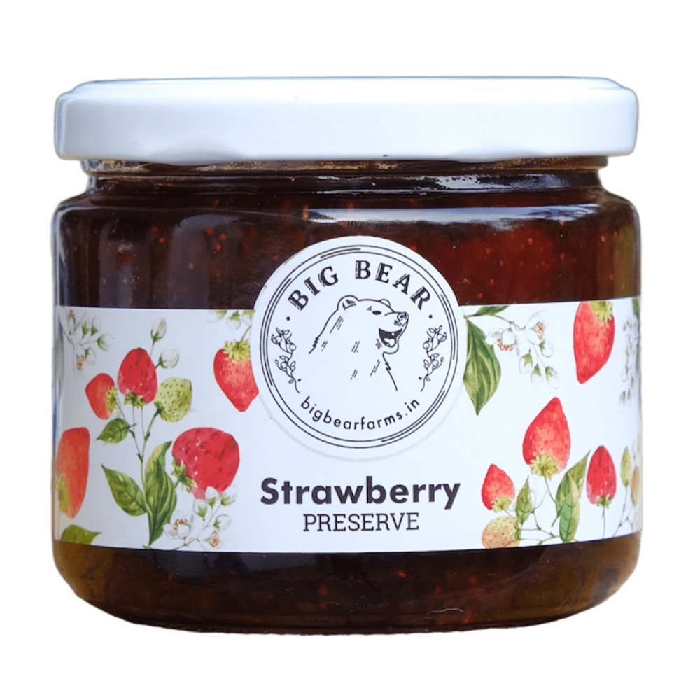 Big Bear Strawberry Preserve (350g) - Kreate- Ready To Eat