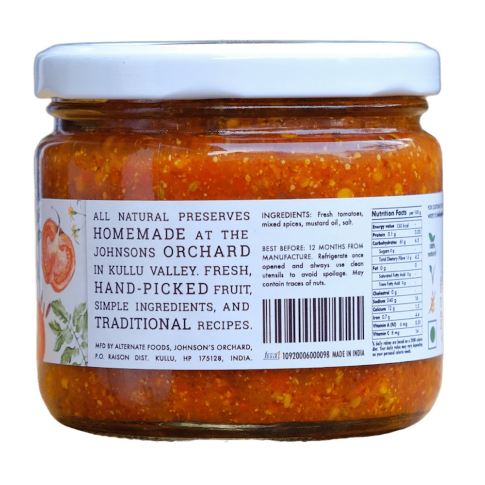 
                  
                    Big Bear Tomato Pickle (315g) - Kreate- Pickles
                  
                