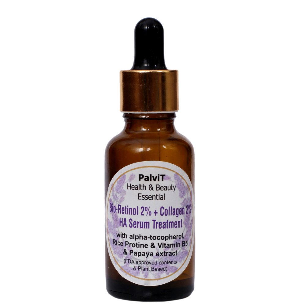 Bio-Retinol 2% & Hydrolyzed Rice Protine Face Serum Treatment for Wrinkles & Fine Lines (30ml) - Kreate- Toners & Serums