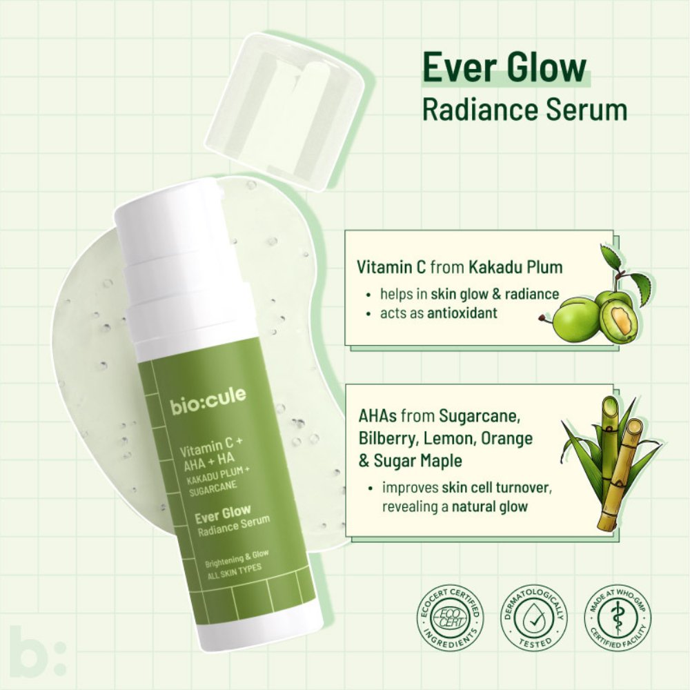 
                  
                    Biocule Ever Glow Radiance Serum (30ml) - Kreate- Toners & Serums
                  
                