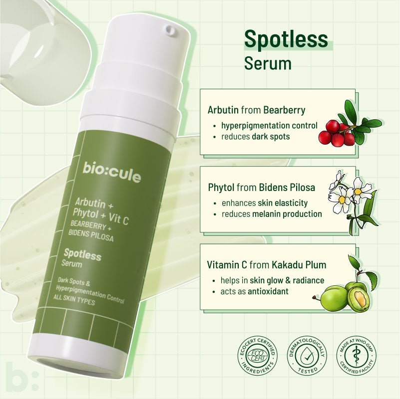 
                  
                    Biocule Spotless Serum (30ml) - Kreate- Toners & Serums
                  
                