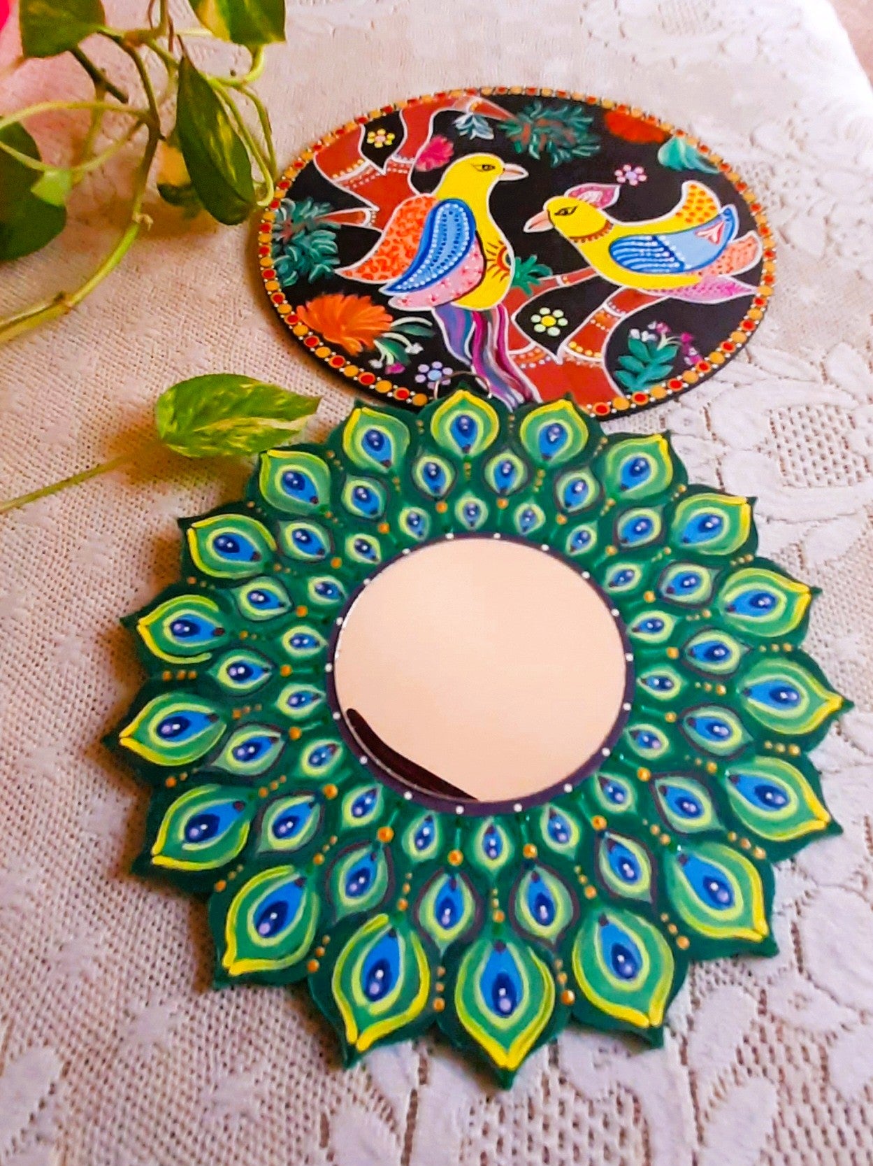 
                  
                    Birds of paradise wall plates- Set of 2
                  
                