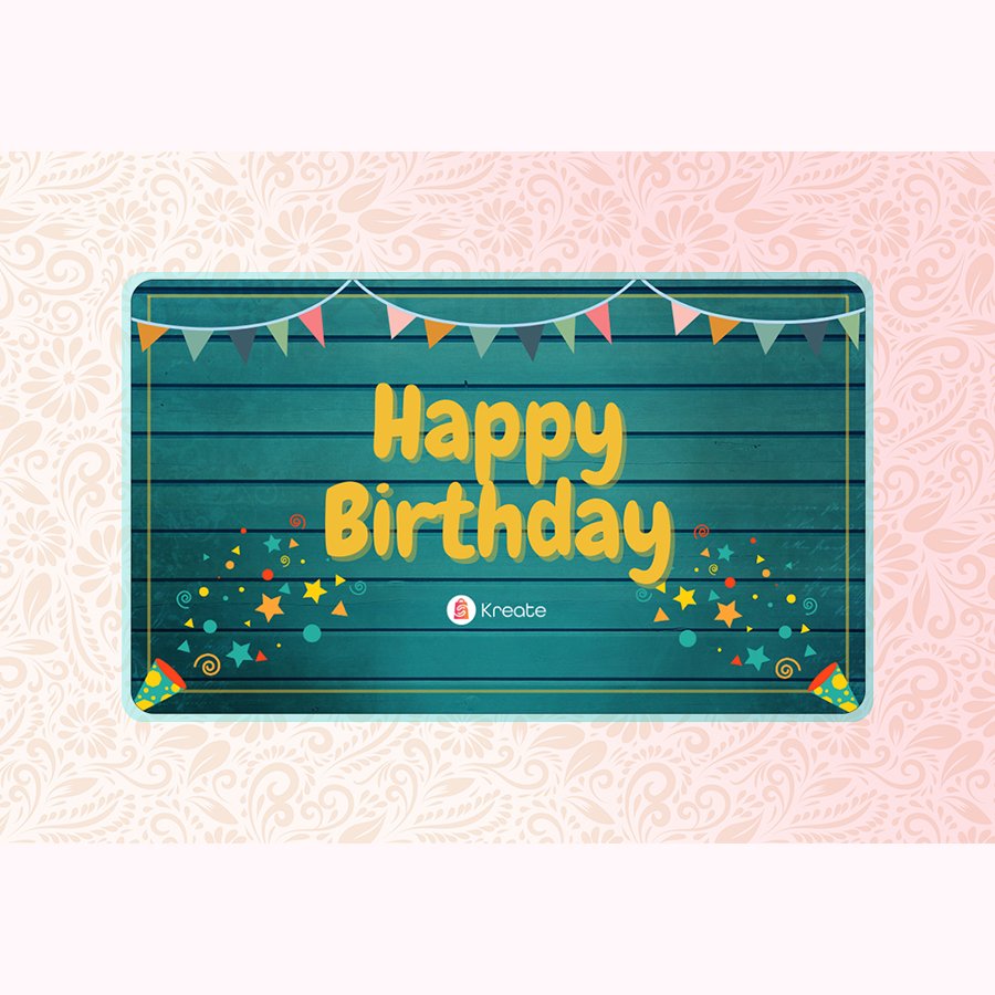 Birthday Gift Card - Kreate-