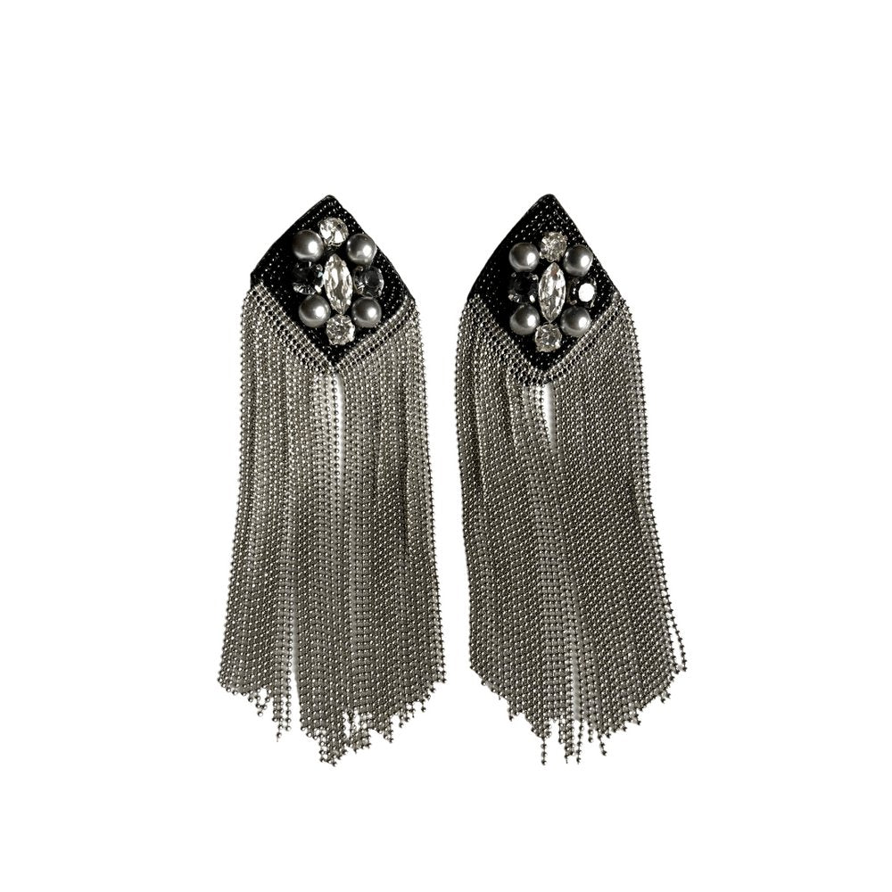 
                  
                    Black Bead Tassels - Kreate- Earrings
                  
                