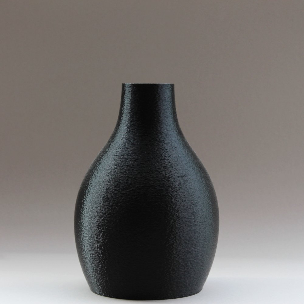 Black Cipolla Vase - Kreate- Planters & Pots