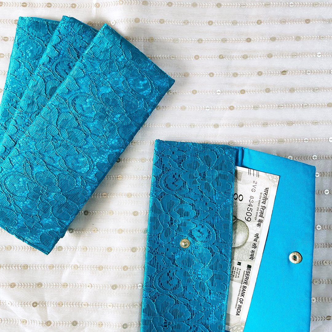 
                  
                    Blue Money Envelope Set Of 4 - Kreate- Cards & Envelopes
                  
                