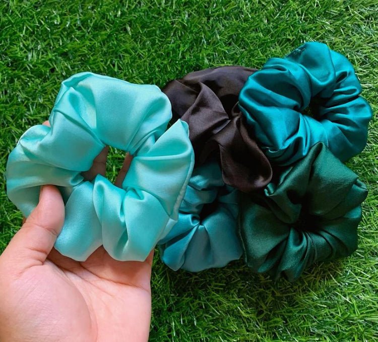 
                  
                    Blue Shade Scrunchies - Kreate- Scrunchies
                  
                