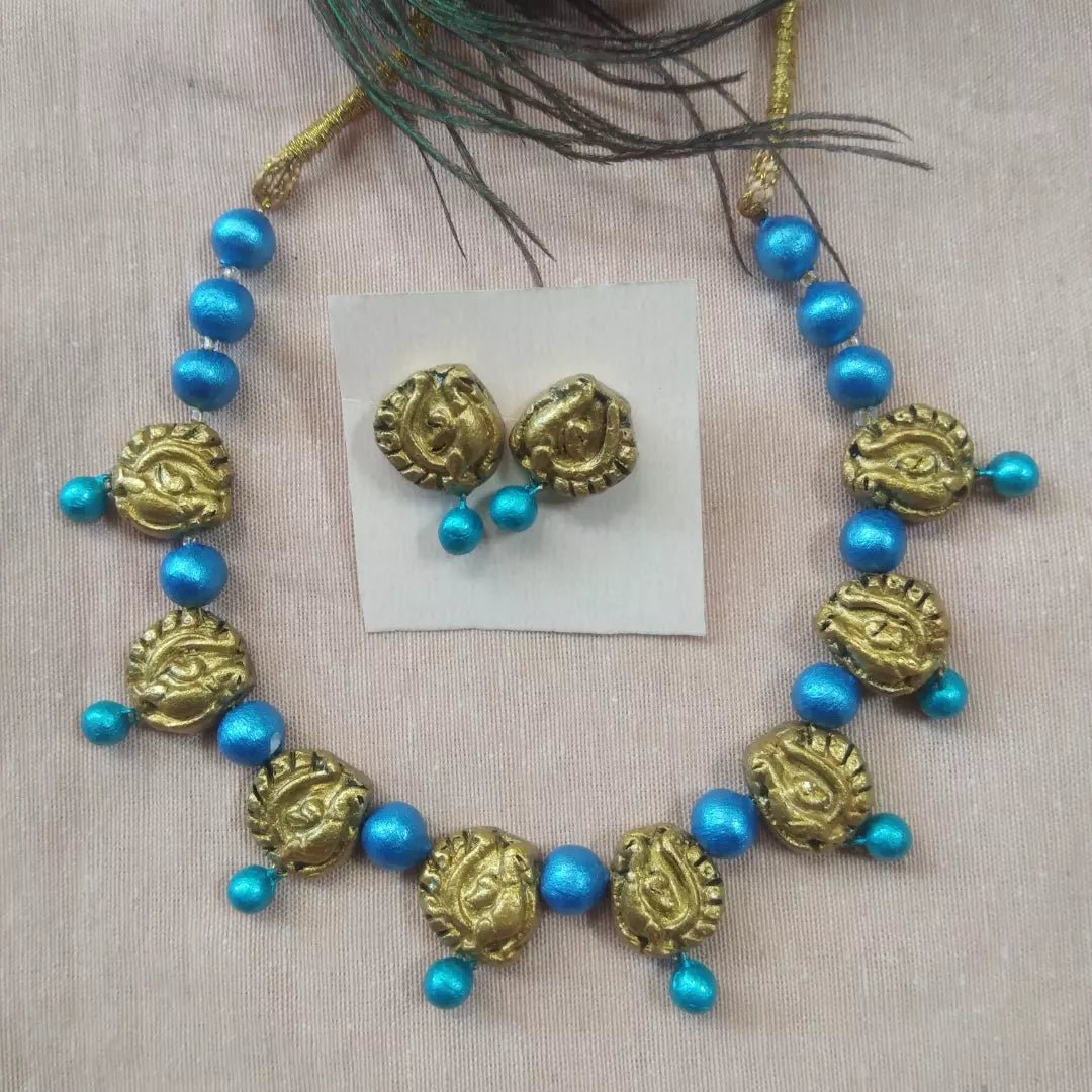 
                  
                    Blue Terracotta Jewellery - Kreate- Jewellery
                  
                