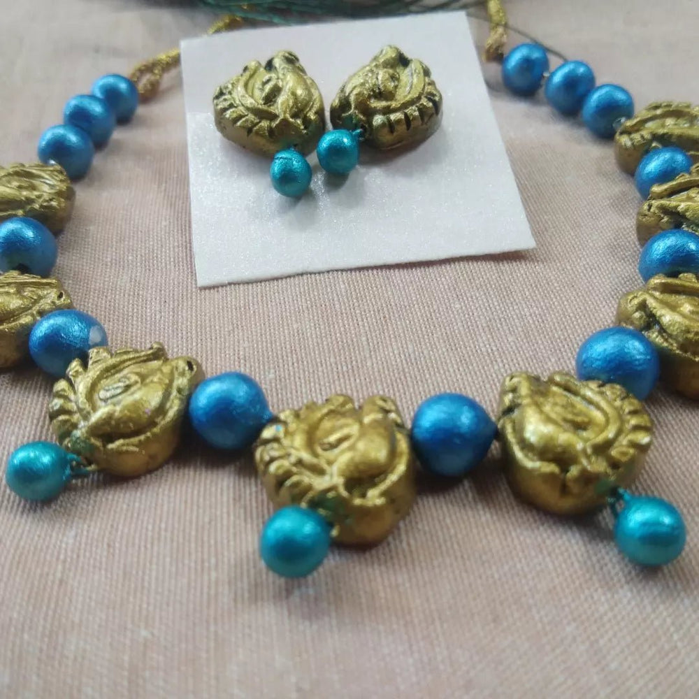 
                  
                    Blue Terracotta Jewellery - Kreate- Jewellery
                  
                