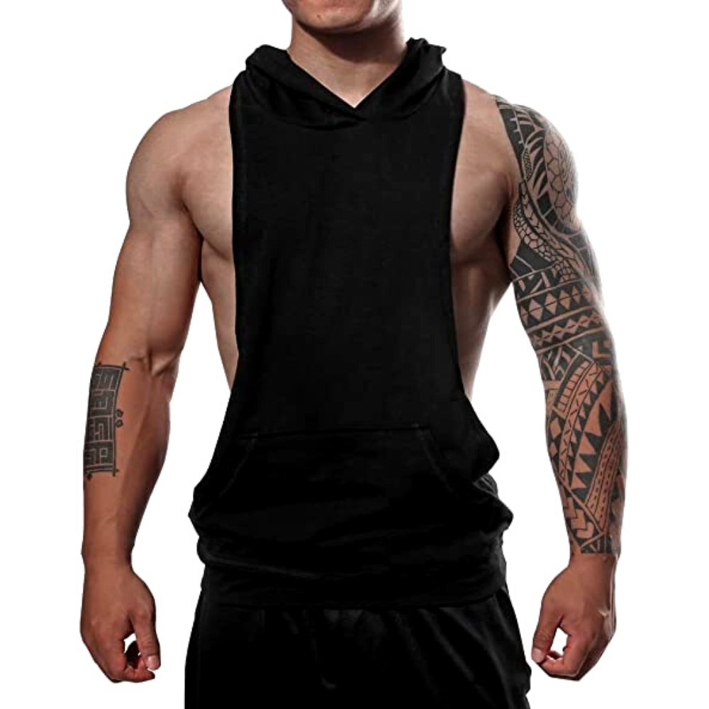 Bodybuilding Stringer Hoodie Tank Tops - Kreate- Shirts & T-Shirts