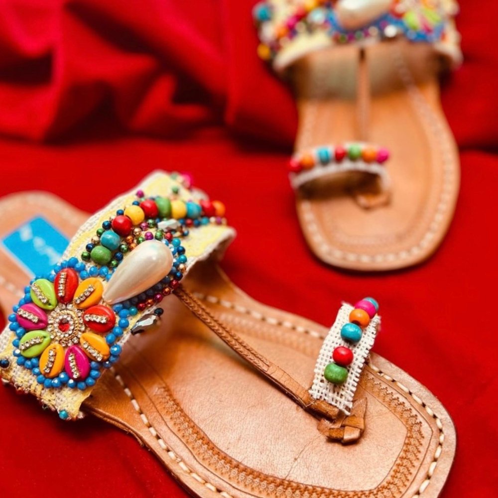 BoHo Sunday Kolhapuri Sandals - Kreate- Women's Footwear