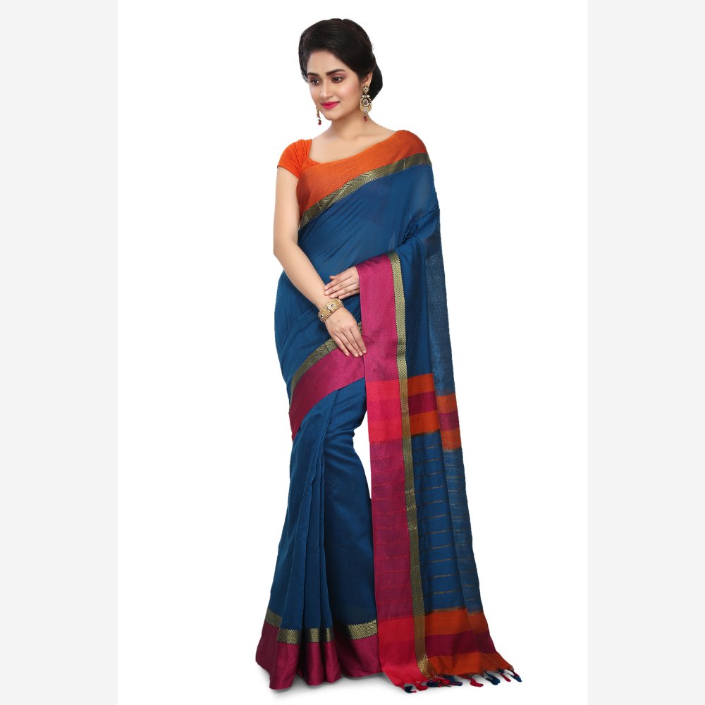 
                  
                    Bollywood Cotton Blend Handloom Saree - Kreate- Sarees & Blouses
                  
                